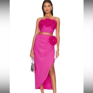 Elliatt hot pink prisca skirt and top